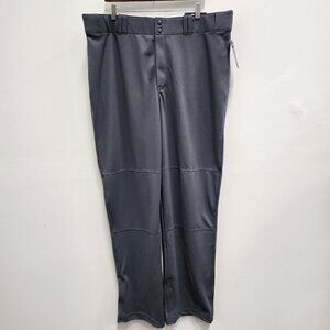 Champro Mens Baseball Pants Size 2X Gray Triple Crown Open Bottom Sportwear NWT